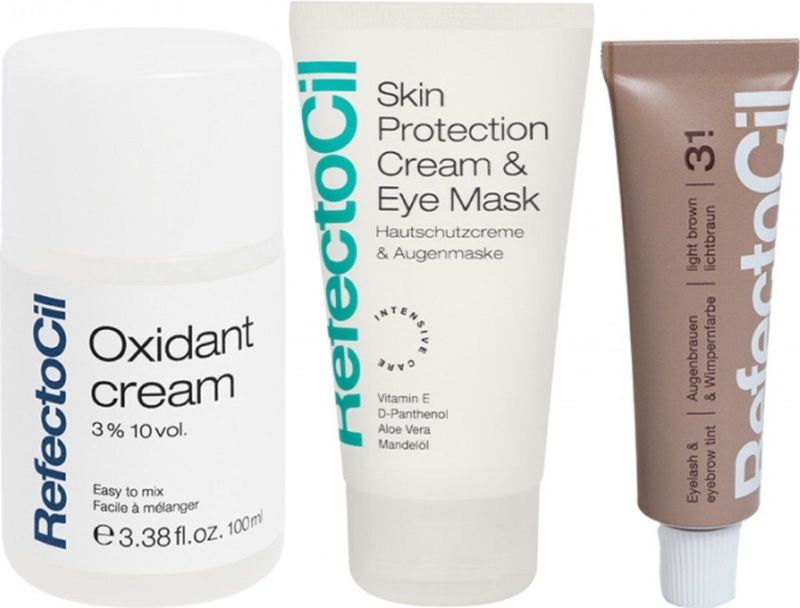 RefectoCil - Wenkbrauwverf Kit - Lichtbruin - Complete Set