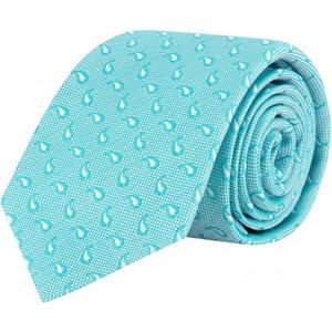 Gents - Stropdas zijde turquoise - Maat One size