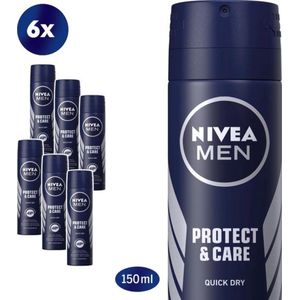Nivea Deospray Men – Protect & Care - Voordeelverpakking 6 x 150 ML