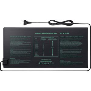 Equivera Warmtemat Planten - 25 x 52 cm - Waterdicht - Kweekmat - Kweekmat verwarmingsmat - Warmtemat Planten Kweken - Verwarmingsmat Planten - Propagator - Warmtemat Terrarium