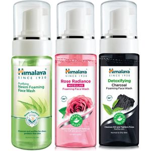 Himalaya Herbals - Gezichtsreiniging Foam Face Wash Trio - 3 x 150 ml