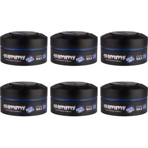 Gummy Keratin Complex Styling Wax Hard Finish 6 stuks