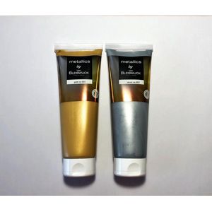 Metallics by Van Bleiswijck- Set van Goud en Zilver- acrylverf