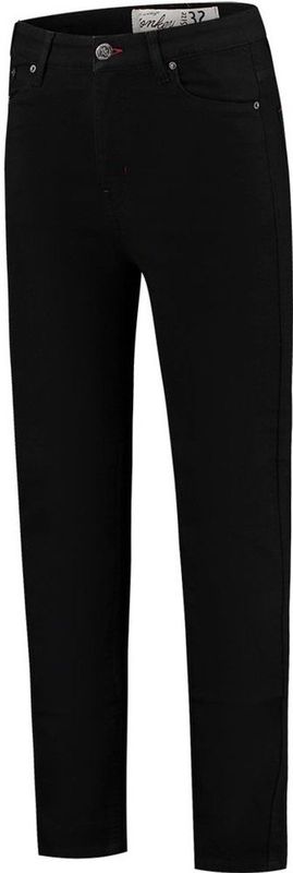 Rusty Stitches - Logan - Motorjeans - Zwart - CE EN 17092 Klasse A, Knie- en Heupbeschermers