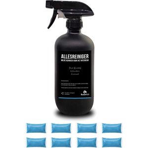 Greentab allesreiniger startersset- 8x 1 liter - allesreiniger tabs - reinigings tabs - zero waste - plasticvrij - eco - milieuvriendelijk - professionele kwaliteit - horeca kwaliteit