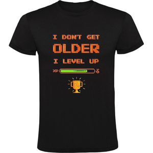 I don't get older i lvl up Heren T-shirt | Joystick | Controller | Game Console | Computerspel | Game Computer | Videogame | Videospel