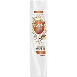 3x Sunsilk Shampoo Coconut Moisture Dik en dun haar - coconut olie- Natural - Fresh- Roosvrij - Alle haar types3 x 400 ml