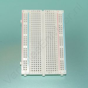 Breadboard 400 pins MB102 Wit