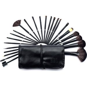 Professionele 24-delige Make Up Kwasten Set in Luxe Etui Prachtige professionele kwasten.