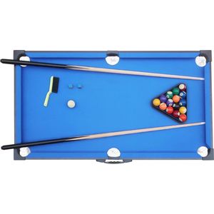 Mini Pooltafel - Inclusief Keu, ballen en driehoek - Voor kinderen - 118x64x12cm