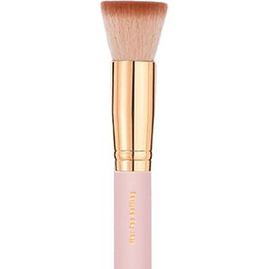 Boozyshop Soft Pink & Gold Flat Top Buffing Brush