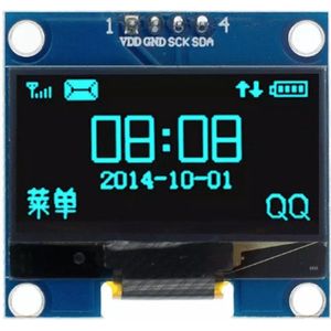 Oled 1.3inch IIC 128x64 Display 4Pin Blauw op zwart