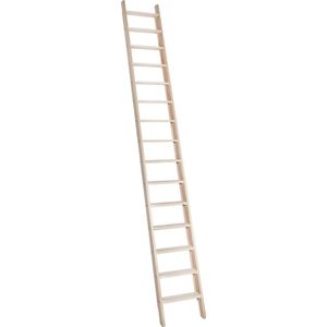 Zoldertrap - 15 treden - Stahoogte 284 cm - Houten ladder - Molenaarstrap - Grenen trap