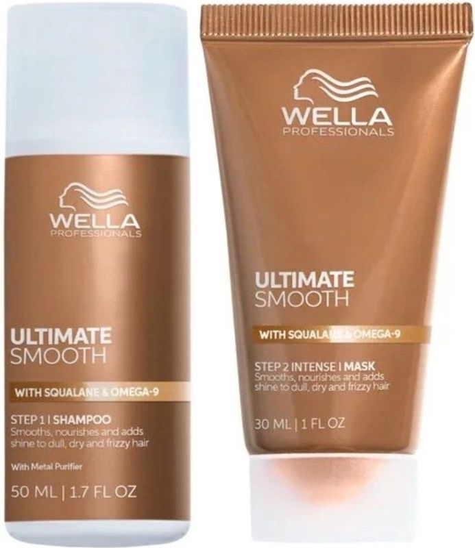 Wella - Ultimate Smooth Duo Set - Shampoo - 50ml