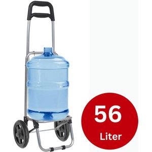 Boodschappen Trolley - Traveleo - Boodschappen tas met wielen - 56 Liter! - XL - Ergonomisch handvat - Blauw