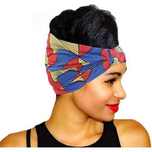 Haarband|Afrikaanse Haarband|Hoofddeksel|Afrikaans|Haarband Dames|Bandana|Stretch|BLauw|Rood|GeelHaarverzorging