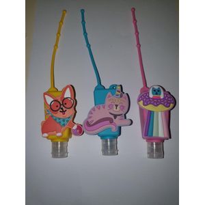 Handig Flacon 30 ml leeg navulbaar Rose Regenboog - 3 stuks