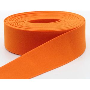 5 m, elastisch, verschillende kleuren, voor boxershorts, rok, zacht, robuust, goede kwaliteit, 40 mm, 33 Oranje