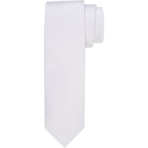 Profuomo stropdas, zijde, wit -  Maat: One size