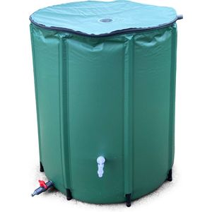 Regenton Regenwater Watertank Opvangbak Opvangen Waterbak 380 Liter Opvouwbaar Kraan