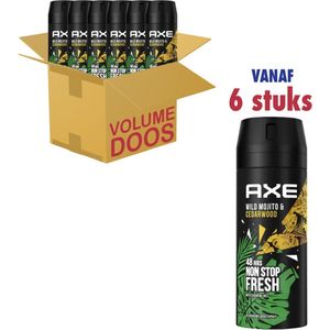 Axe Deodorant Wild Mojito & Cedarwood (6 x 150ml)