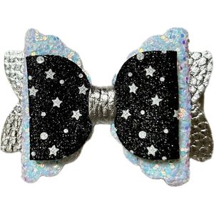 Julé Design dames teddy bouclé combi set haarband / colsjaal