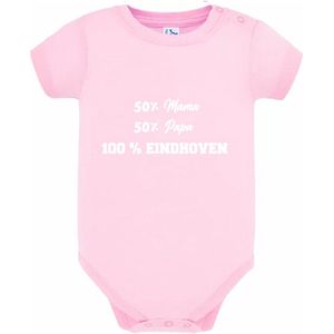 100 % Eindhovenaar Babyromper Meisje | Eindhoven | Rompertje | Romper | Baby | 040 | Meisjessromper