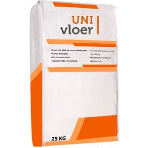 Univloer- Egaline 1 tot 10mm- Gipsgebonden- zak 25kg