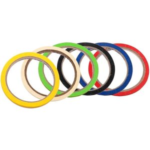 6 Dunne DRAPEERTAPE, Markeringstape voor Patronen, Paspoppen, Breedte 3MM, GEEL