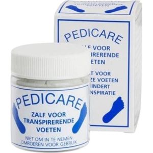 4 potjes Pedicare voetzalf | 4x 30 ml | voor geurloze voeten | anti zweet voeten | vermindering overtollig eelt