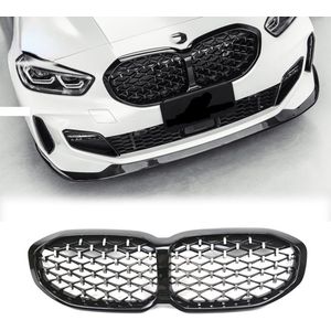Passend Voor Bmw 1 Serie F40 F41 Diamond Grill Grille Nieren Dubbele Spijl M Performance Look