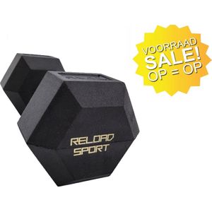 ReloadSport - Hex dumbbell - set - 25KG - 2 x 12,5KG - Hexagon Dumbbell - Fitness dumbbells - (2 stuks) - Sportief cadeau