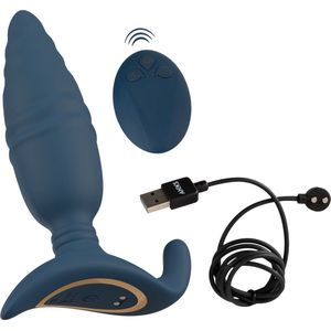 Remote Control Thrusting Butt Plug met Vibratie - Stotende Prostaat Vibrator met afstandsbediening