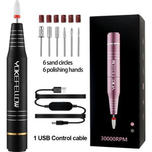 Manicure Frees - Persoonlijke Verzorging - Nagelfrees - Manicure - 30000 RPM motor - Zwart