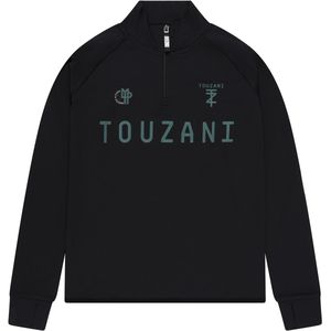 Touzani - Platinum - Trainingstrui - Zwart Groen - 1/4-Zip