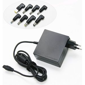 90W Laptoplader Universeel met 10 pluggen / Multi-Range Universal Notebook adapter 90W - 18.5~20V - 4.5~4.87A - 110~240V