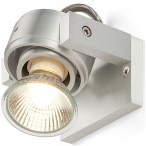 WhyLed Wandlamp binnen | Kantelbaar | Aluminium | 230V | GU10 fitting | 50W