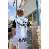 Touzani - Korte Broek - Lichtblauw/Zwart - Casual Shorts