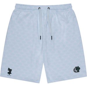 Touzani - Korte Broek - Lichtblauw/Zwart - Casual Shorts