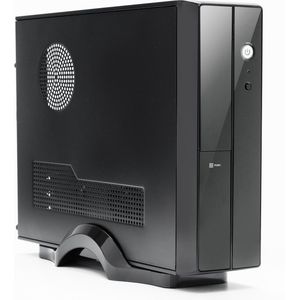 Micro ATX/Mini-ITX PC Desktop Behuizing - USB3.0/USB2.0 - 300W SFX Voeding - Zwart