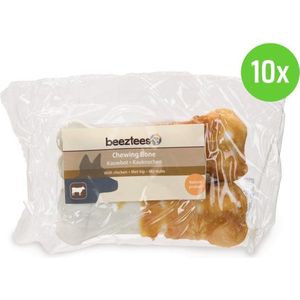 Beeztees Deli Cul Kauwbot Met Kip 12 cm 2x60 gram - hondensnack - 10 verpakkingen