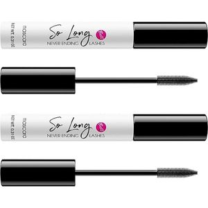 Bell So Long Never Ending Lashes Mascara Zwart - 2 x 9 ml