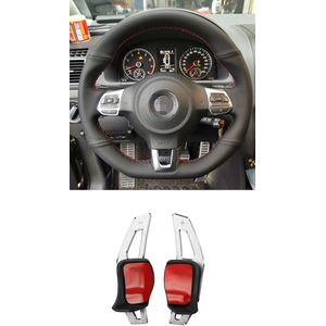 Flipper Paddle Flippers Schakel F1 Stuur Stuurwiel Geschikt Voor Vw Passat B6 B7 CC R36 TDI TSI Variant Black DSG