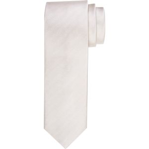 Profuomo stropdas, zijde, off-white -  Maat: One size