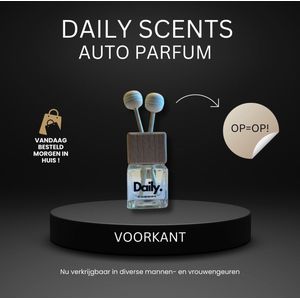 Daily Scents - Autoparfum - Autogeur - Auto luchtverfrisser - Geurverfrisser - Vrouwengeur - Ci Intens - Zwart - 8ml