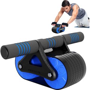 Ab Roller - Ab Wheel - Buik trainer - Rebound - Voor buikspieren – Extra stabiliteit - Trainingswiel - Buikspiertrainers - Buikspierwiel - Incl. kniematje - Vet verbrander - Spiertrainer