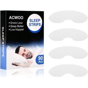 Equivera Mondtape - 90 Stuks - Mouth Tape - Mondpleisters - Slaaptape - voor Beter Slapen - Adem door je Neus - Mondpleister