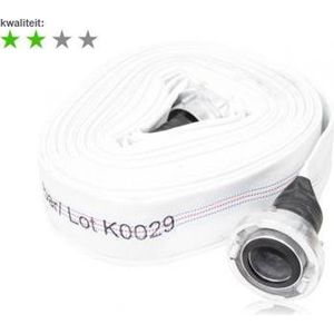 Brandweerslang - 5 meter - Budget - Compleet - 25mm / 1 - 2x Storz Koppeling - Nok 31