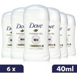 6x Dove deodorant stick Invisible Dry (40 ml)