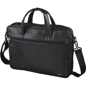 Sendero laptoptas geschikt voor mobiele apparaten tot 15 inch - laptop- en tabletcompartiment - briefcase - met zijvakjes - met schouderband - inclusief Trolley sleeve aan achterzijde - Zwart